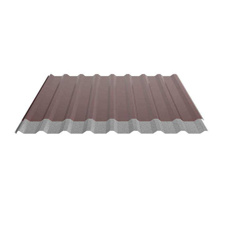 Trapezblech 20/1100 | Dach | Anti-Tropf 1000 g/m² | Stahl 0,50 mm | 80 µm Shimoco | 3009 - Oxidrot #4