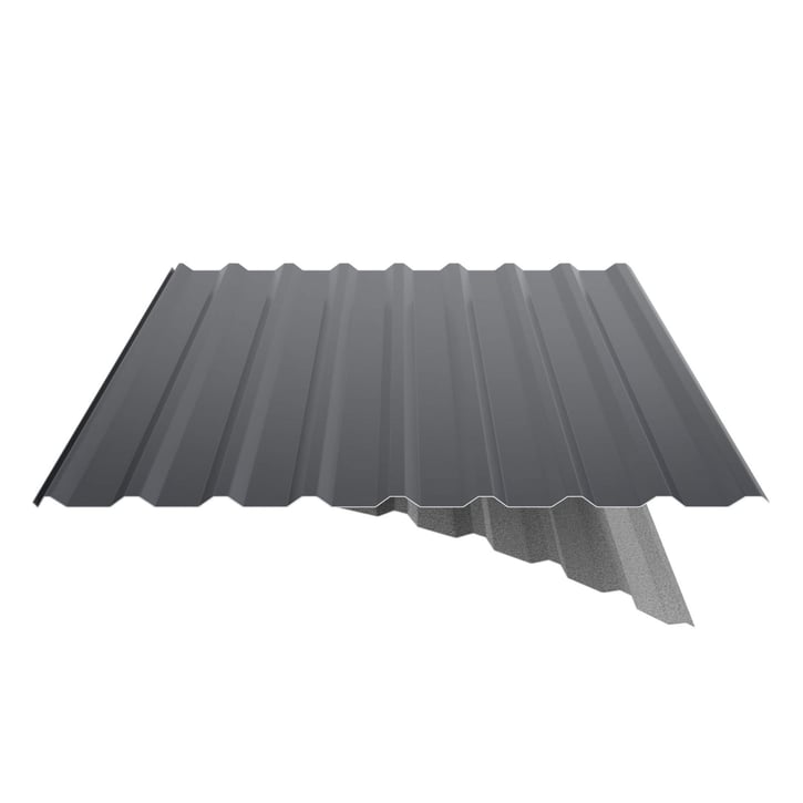 Trapezblech 20/1100 | Dach | Anti-Tropf 2400 g/m² | Aktionsblech | Stahl 0,50 mm | 25 µm Polyester | 7016 - Anthrazitgrau #5