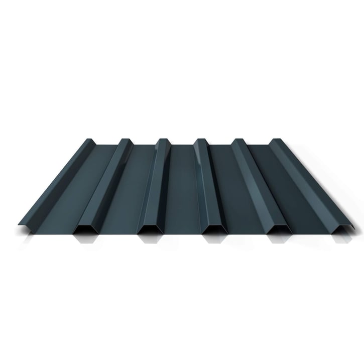 Trapezblech 35/207 | Dach | Anti-Tropf 1000 g/m² | Aktionsblech | Stahl 0,50 mm | 25 µm Polyester | 7016 - Anthrazitgrau #1
