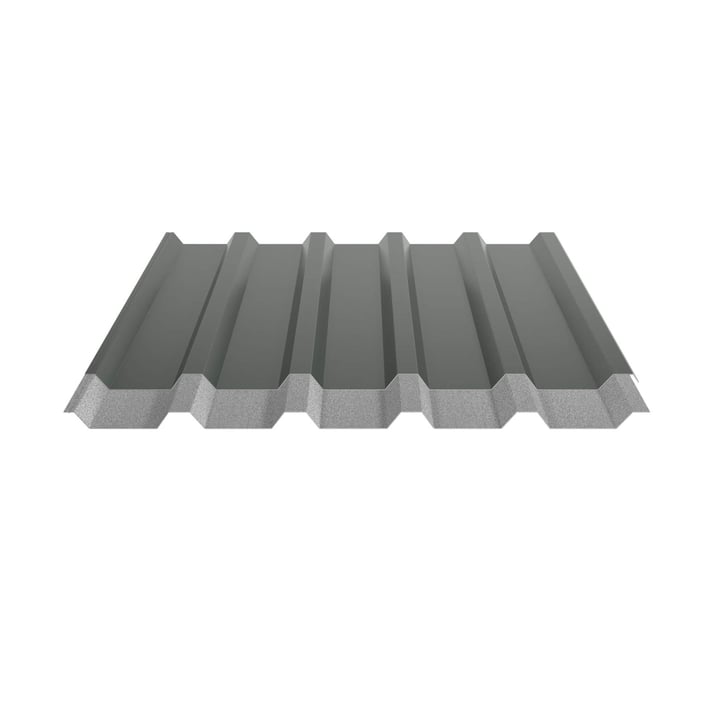 Trapezblech 35/207 | Dach | Anti-Tropf 1000 g/m² | Stahl 0,50 mm | 25 µm Polyester | 6020 - Chromoxidgrün #4