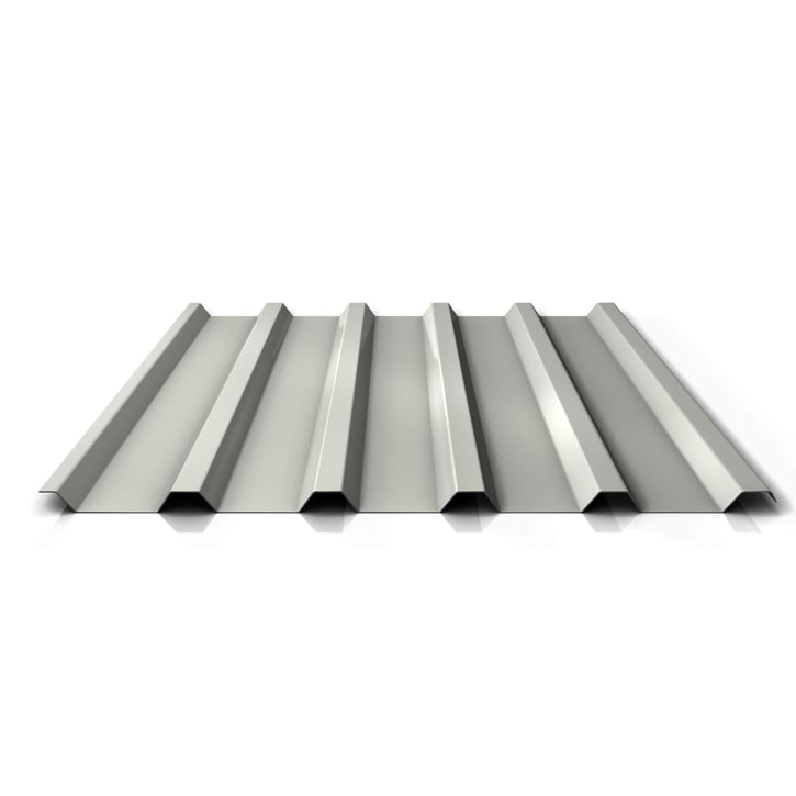 Trapezblech 35/207 | Dach | Anti-Tropf 1000 g/m² | Stahl 0,50 mm | 25 µm Polyester | 9002 - Grauweiß #1