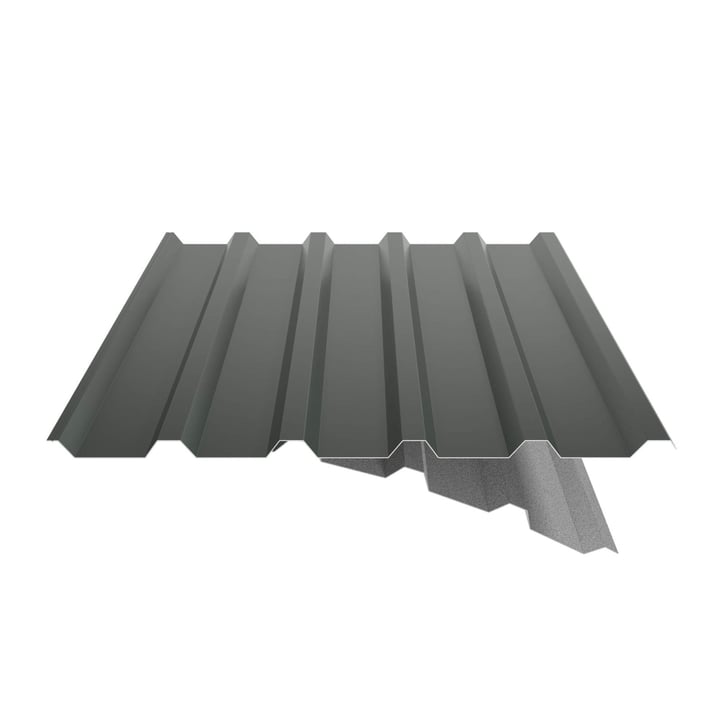 Trapezblech 35/207 | Dach | Anti-Tropf 1000 g/m² | Stahl 0,63 mm | 25 µm Polyester | 6020 - Chromoxidgrün #5