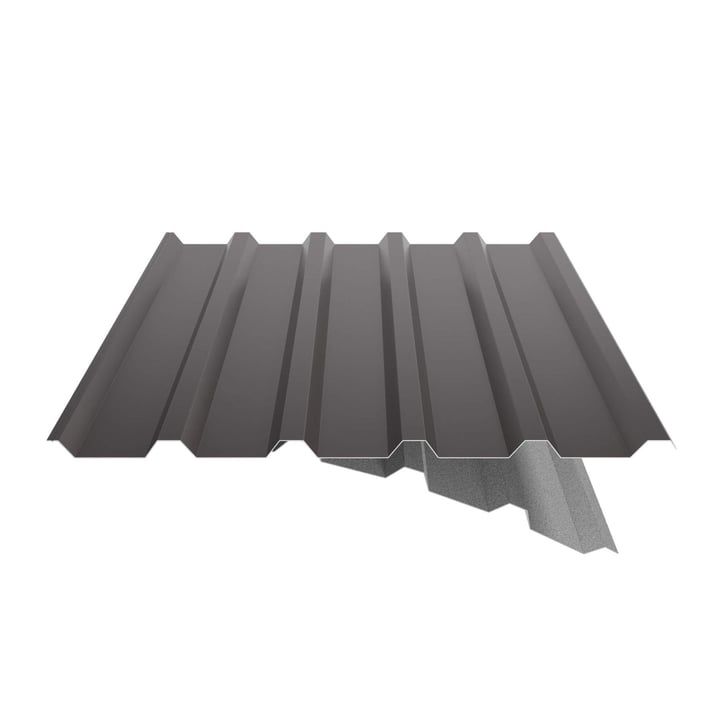 Trapezblech 35/207 | Dach | Anti-Tropf 1000 g/m² | Stahl 0,75 mm | 25 µm Polyester | 8017 - Schokoladenbraun #5