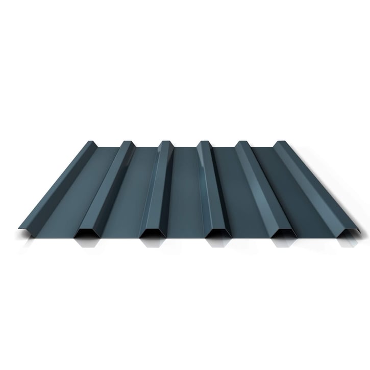 Trapezblech 35/207 | Dach | Anti-Tropf 1000 g/m² | Stahl 0,50 mm | 35 µm Mattpolyester | 23 - Dunkelgrau #1