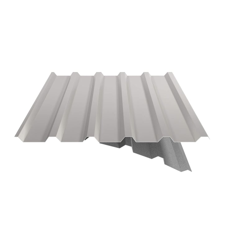 Trapezblech 35/207 | Dach | Anti-Tropf 2400 g/m² | Stahl 0,50 mm | 25 µm Polyester | 9002 - Grauweiß #5