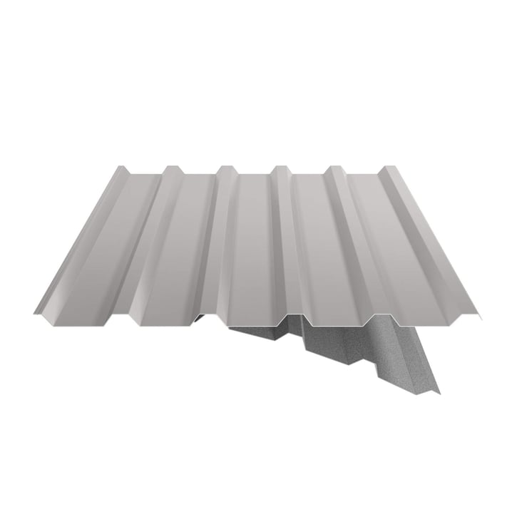 Trapezblech 35/207 | Dach | Anti-Tropf 700 g/m² | Stahl 0,50 mm | 25 µm Polyester | 7035 - Lichtgrau #5