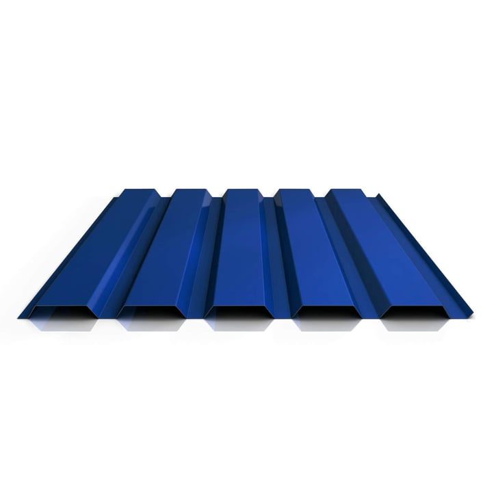 Trapezblech 35/207 | Wand | Stahl 0,50 mm | 25 µm Polyester | 5010 - Enzianblau #1