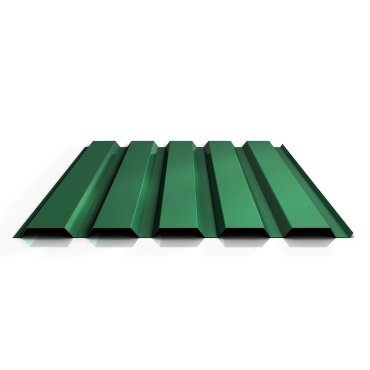 Trapezblech 35/207 | Wand | Stahl 0,50 mm | 25 µm Polyester | 6002 - Laubgrün #1