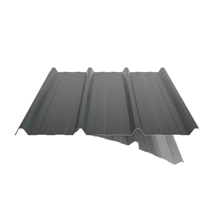 Trapezblech 45/333 | Dach | Anti-Tropf 1000 g/m² | Sonderposten | Stahl 0,40 mm | 25 µm Polyester | 6020 - Chromoxidgrün #6