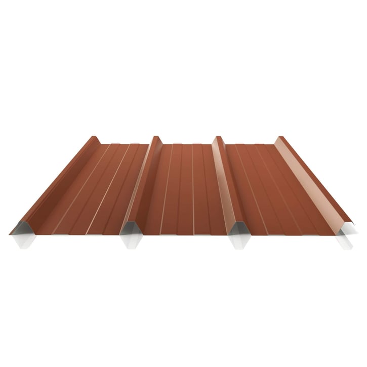 Trapezblech 45/333 | Dach | Anti-Tropf 1000 g/m² | Sonderposten | Stahl 0,40 mm | 25 µm Polyester | 8004 - Kupferbraun #1