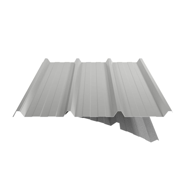 Trapezblech 45/333 | Dach | Anti-Tropf 1000 g/m² | Stahl 0,50 mm | 25 µm Polyester | 9006 - Weißaluminium #5
