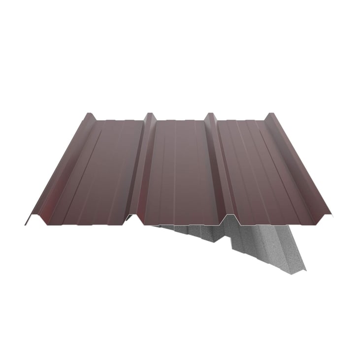 Trapezblech 45/333 | Dach | Anti-Tropf 2400 g/m² | Stahl 0,50 mm | 25 µm Polyester | 3005 - Weinrot #5