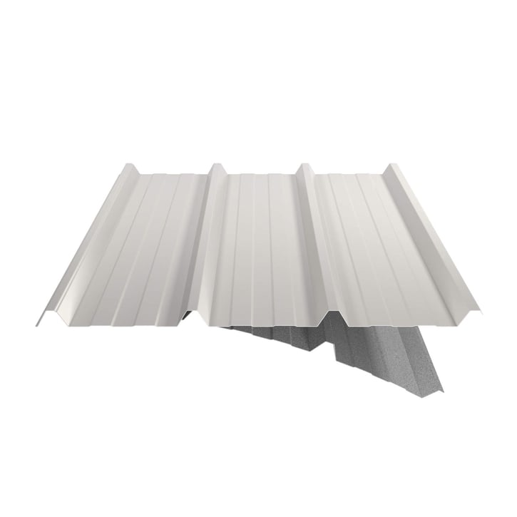 Trapezblech 45/333 | Dach | Anti-Tropf 2400 g/m² | Stahl 0,63 mm | 25 µm Polyester | 9010 - Reinweiß #5