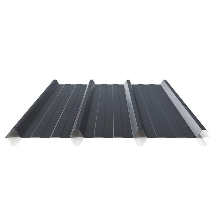 Trapezblech 45/333 | Dach | Anti-Tropf 2400 g/m² | Stahl 0,50 mm | 35 µm Mattpolyester | 23 - Dunkelgrau #1