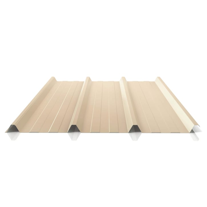 Trapezblech 45/333 | Dach | Stahl 0,50 mm | 25 µm Polyester | 1015 - Hellelfenbein #1