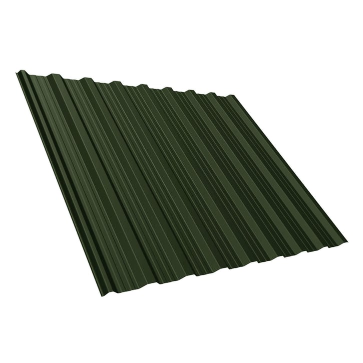 Trapezblech T18DR | Dach | Stahl 0,50 mm | 25 µm Polyester | 6020 - Chromoxidgrün #1