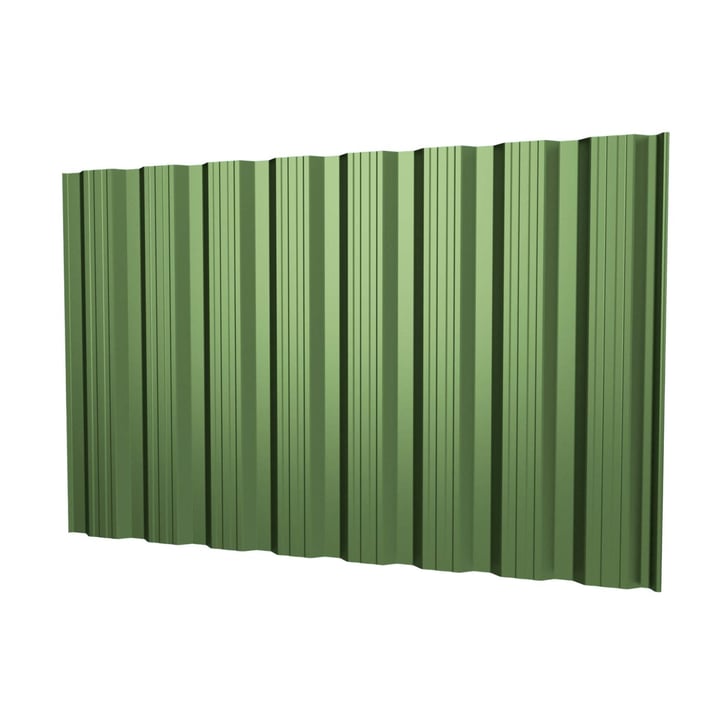 Trapezblech T18DR | Wand | Stahl 0,50 mm | 25 µm Polyester | 6011 - Resedagrün #1