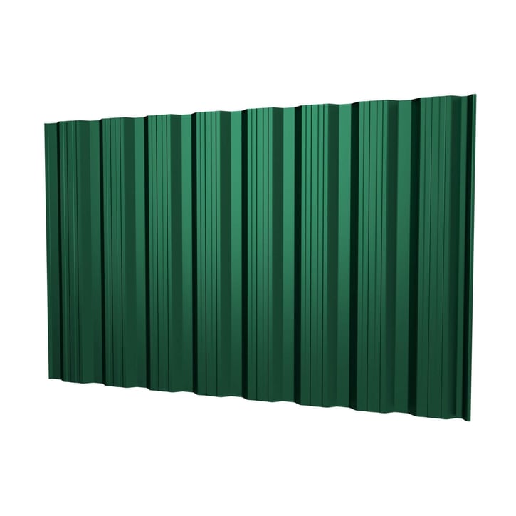 Trapezblech T18DR | Wand | Stahl 0,50 mm | 25 µm Polyester | 6005 - Moosgrün #1