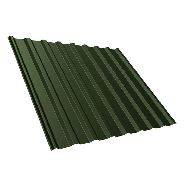 Trapezblech T20M | Dach | Anti-Tropf 700 g/m² | Stahl 0,50 mm | 25 µm Polyester | 6020 - Chromoxidgrün #1