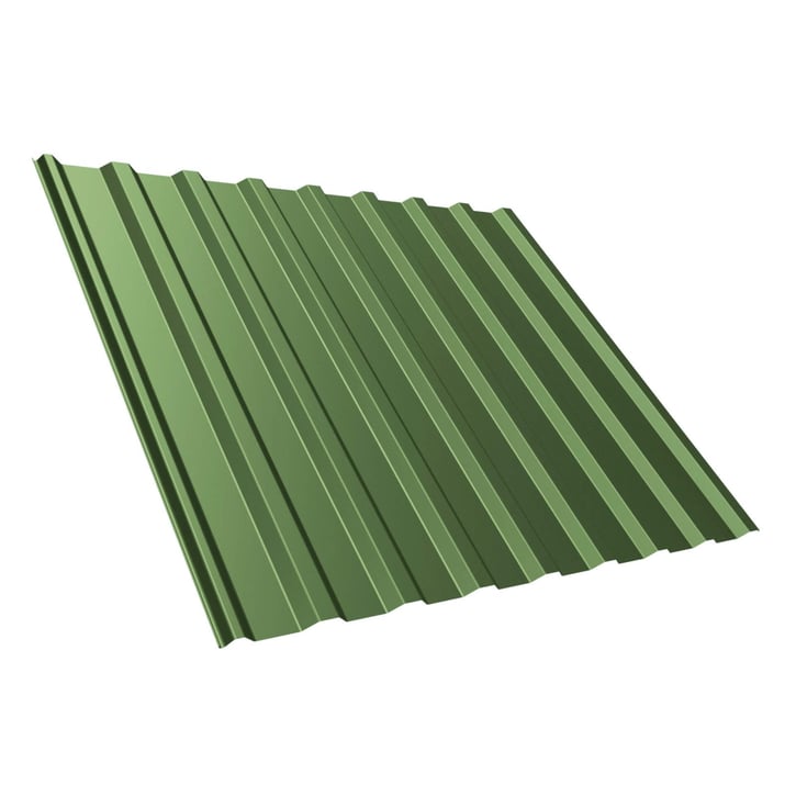 Trapezblech T20M | Dach | Anti-Tropf 700 g/m² | Stahl 0,50 mm | 25 µm Polyester | 6011 - Resedagrün #1