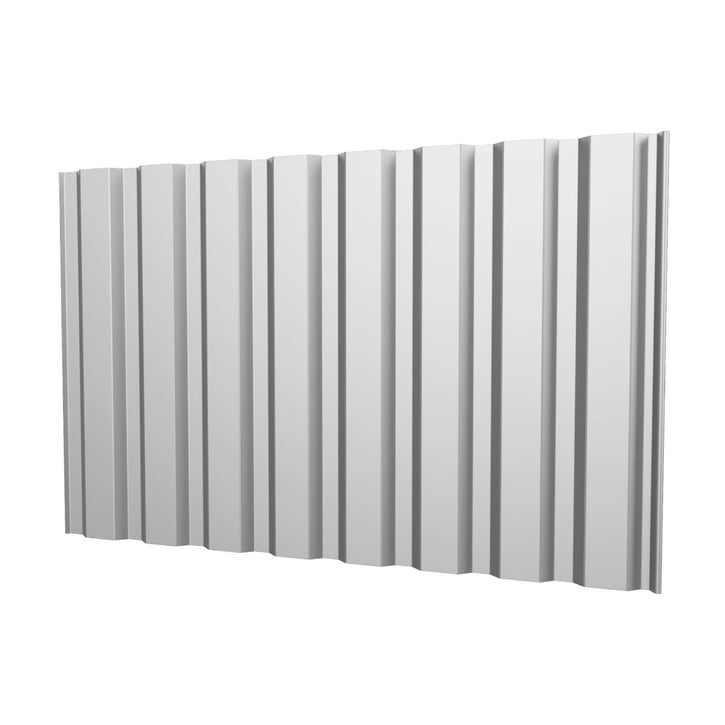 Trapezblech T20M | Wand | Stahl 0,50 mm | 25 µm Polyester | 7035 - Lichtgrau #1
