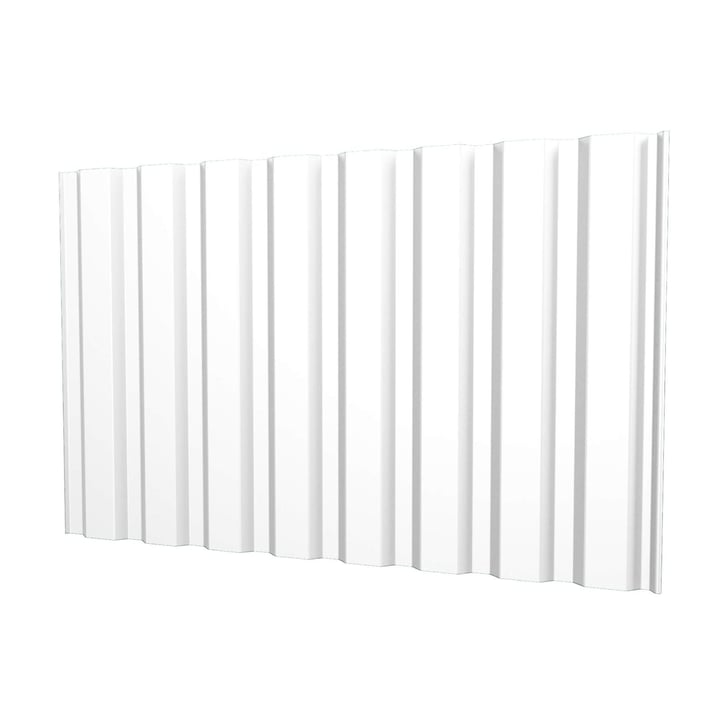 Trapezblech T20M | Wand | Stahl 0,50 mm | 25 µm Polyester | 9010 - Reinweiß #1