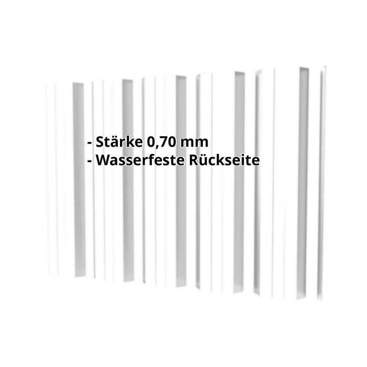Trapezblech T35DR | Wand | Aluminium 0,70 mm | Alu Natur | Blank Aluminium #2