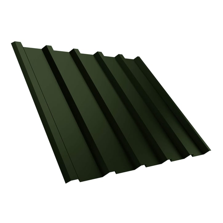 Trapezblech T35MD | Dach | Stahl 0,50 mm | 25 µm Polyester | 6020 - Chromoxidgrün #1