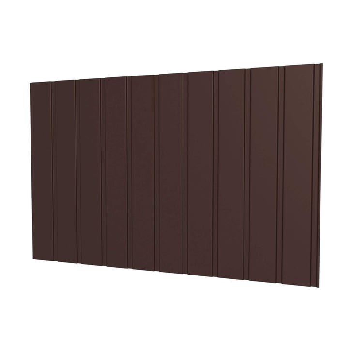 Trapezblech T7M | Wand | Stahl 0,40 mm | 25 µm Polyester | 8017 - Schokoladenbraun #1
