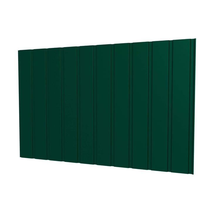 Trapezblech T7M | Wand | Stahl 0,50 mm | 25 µm Polyester | 6005 - Moosgrün #1