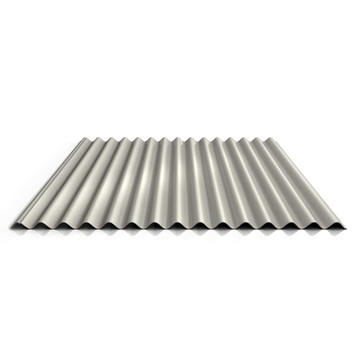 Wellblech 18/1064 | Dach | Anti-Tropf 1000 g/m² | Stahl 0,50 mm | 25 µm Polyester | 9010 - Reinweiß #1