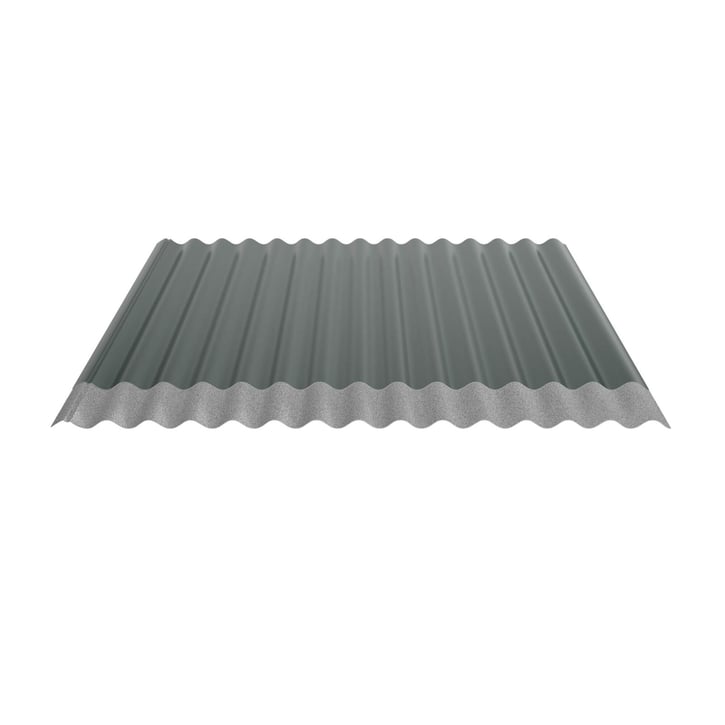 Wellblech 18/1064 | Dach | Anti-Tropf 700 g/m² | Stahl 0,50 mm | 60 µm TTHD | 6005 - Moosgrün #4