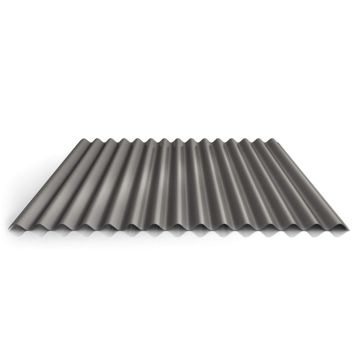 Wellblech 18/1064 | Wand | Aluminium 0,70 mm | 25 µm Polyester | 9007 - Graualuminium #1