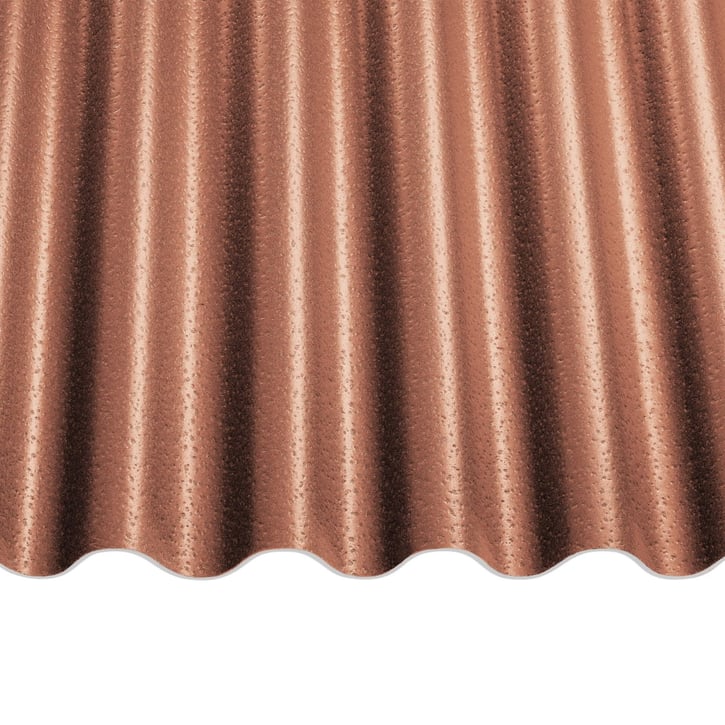 Kunststoff Profilplatte Scobanit | 95/34 | 4,00 mm | Terracotta Rot | 2000 mm #5