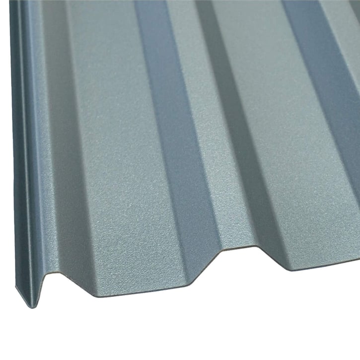 PVC Profilplatte FLEXI | 20/1100 | 1,40 mm | Anthrazit Metallic | 2000 mm #1