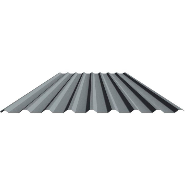 PVC Profilplatte FLEXI | 20/1100 | 1,40 mm | Anthrazit Metallic | 2000 mm #4