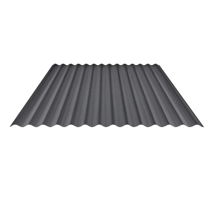 PVC Wellplatte | 76/18 | Sparpaket | 2,50 mm | Grau | Wabenstruktur | Breite 3,01 m | Länge 2,00 m #5