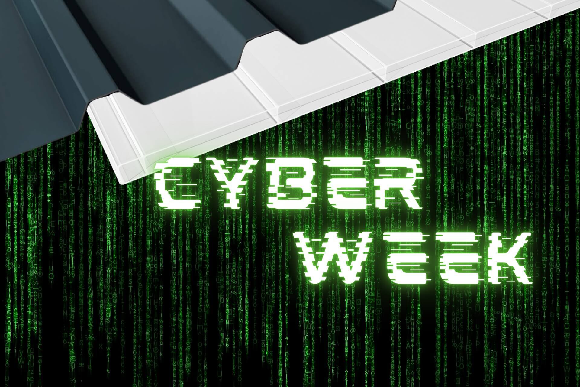 Cyber Week Rabatt - 10% auf alles!